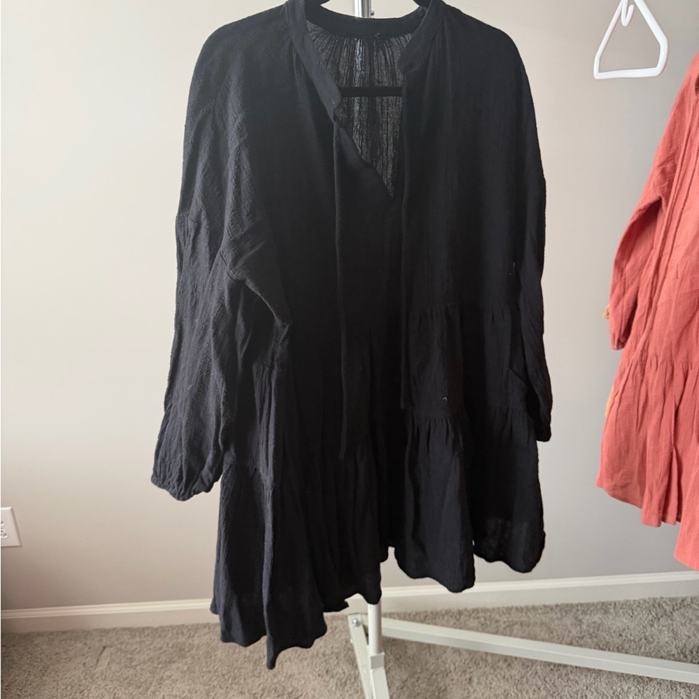 Vici black babydoll style mini